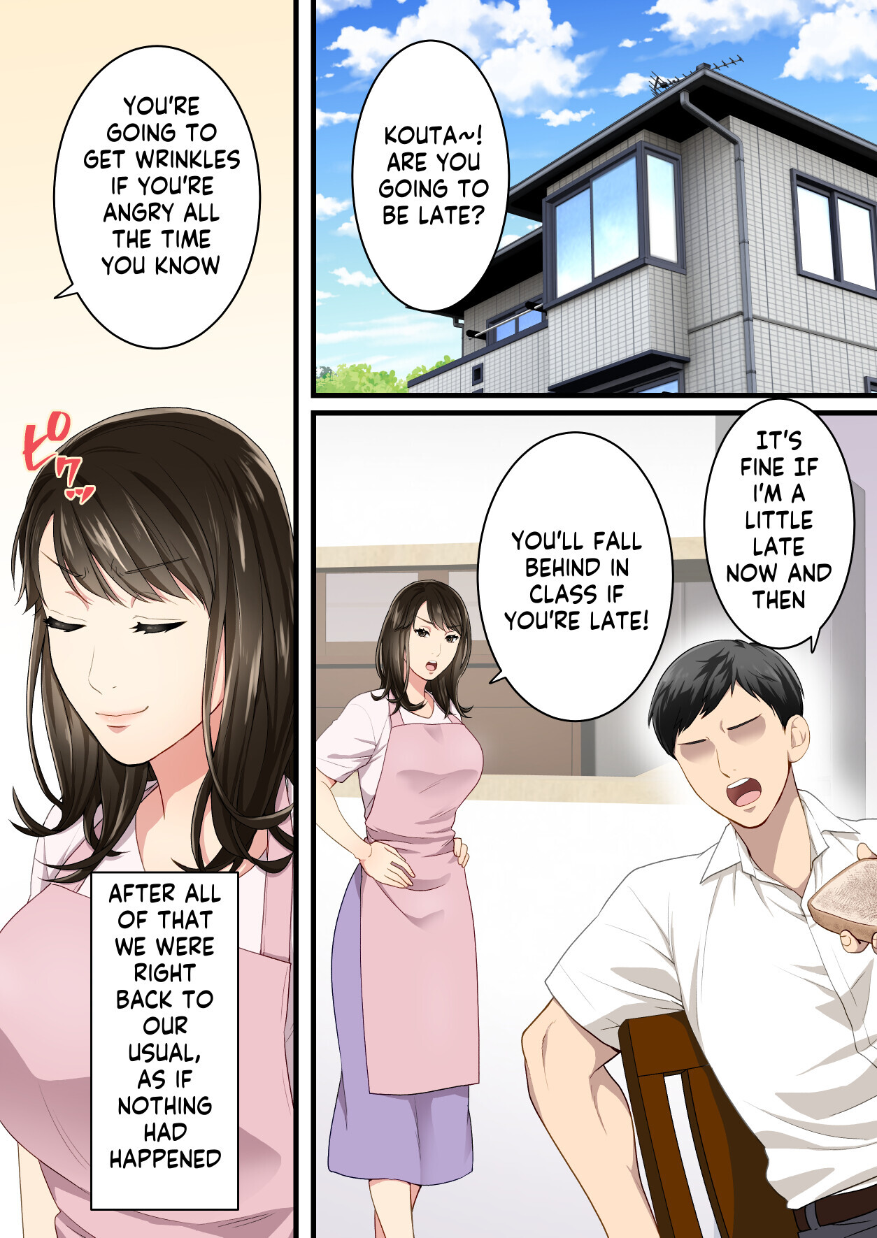 Hentai Manga Comic-Arguing mother and son who became a loving couple-Read-39